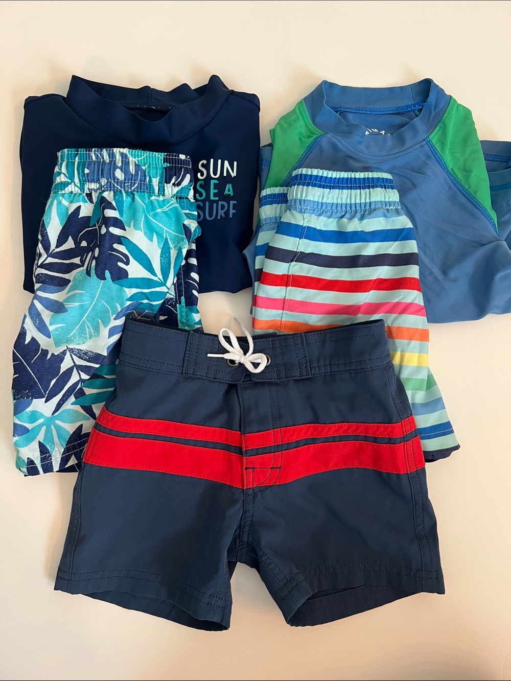 LOT! 3 Boys Size 2/3 Bathing Suits